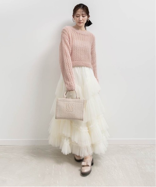 RANDA（ランダ）の「リボンパーツヒールアップローファー（ローファー・レディース・アイボリー/グレイッシュベージュ/ブラック・M/L/S/LL）」の20枚目の写真