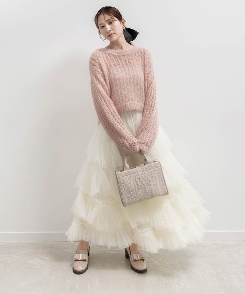 RANDA（ランダ）の「リボンパーツヒールアップローファー（ローファー・レディース・アイボリー/グレイッシュベージュ/ブラック・M/L/S/LL）」の22枚目の写真