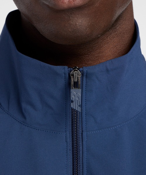 NEW BALANCE(ニューバランス)の「ウーブントラックジャケット 裏トリコット起毛(ジャージ・メンズ・グレイッシュベージュ/ネイビー/ブラック・MEDIUM/LARGE/SMALL/X-LARGE/XX-LARGE)」の17枚目の写真