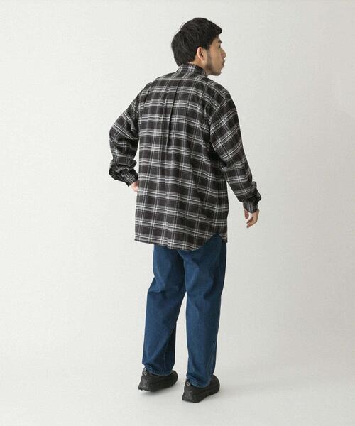 EKAL（エカル）の「レイクウッドチェックシャツ（シャツ/ブラウス・メンズ・ブラック/ブラウン・LARGE/MEDIUM）」の8枚目の写真