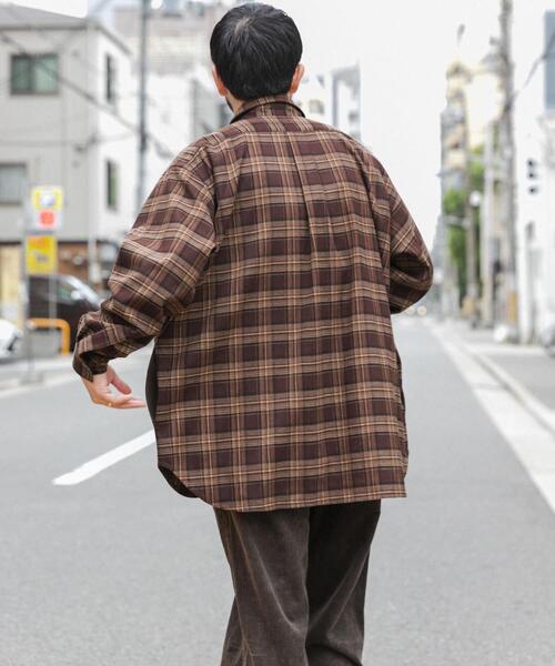 EKAL（エカル）の「レイクウッドチェックシャツ（シャツ/ブラウス・メンズ・ブラック/ブラウン・LARGE/MEDIUM）」の14枚目の写真