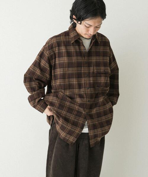 TENDERLOIN チェック柄シャツ M ブラウン セット割アリ 楽天市場