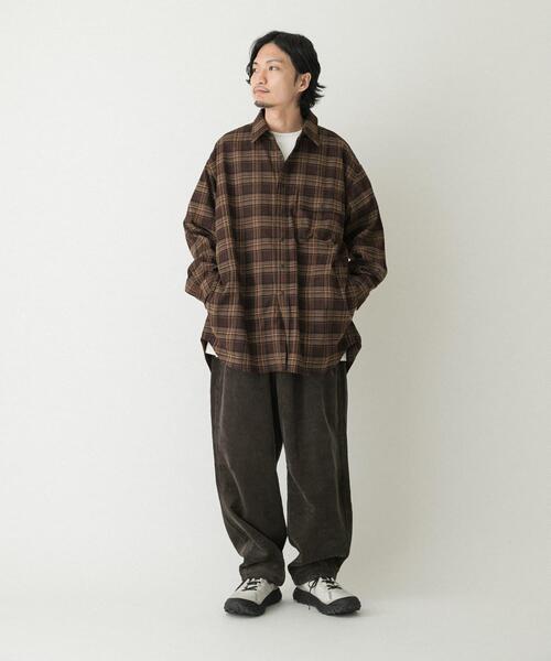 EKAL（エカル）の「レイクウッドチェックシャツ（シャツ/ブラウス・メンズ・ブラック/ブラウン・LARGE/MEDIUM）」の21枚目の写真