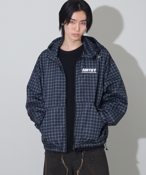 セール】チェックフードブルゾン（ブルゾン）｜Art re A select