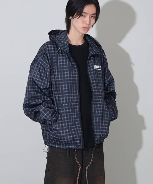 セール】チェックフードブルゾン（ブルゾン）｜Art re A select
