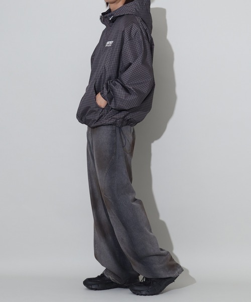 Art re A select（アトリエセレクト）の「チェックフードブルゾン（ブルゾン・メンズ・ブラック/ネイビー/レッド/ブラウン・M/L）」の21枚目の写真