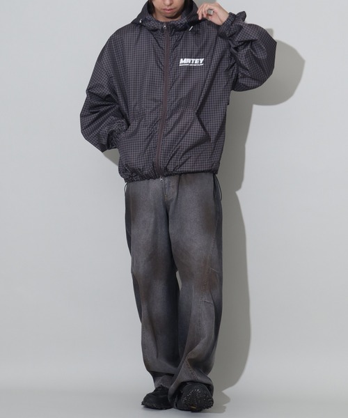 Art re A select（アトリエセレクト）の「チェックフードブルゾン（ブルゾン・メンズ・ブラック/ネイビー/レッド/ブラウン・M/L）」の22枚目の写真