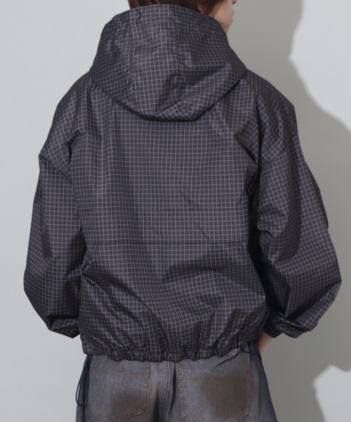 セール】チェックフードブルゾン（ブルゾン）｜Art re A select