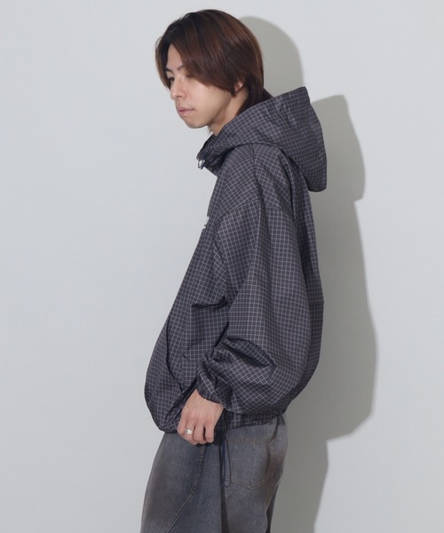 Art re A select（アトリエセレクト）の「チェックフードブルゾン（ブルゾン・メンズ・ブラック/ネイビー/レッド/ブラウン・M/L）」の17枚目の写真