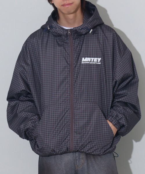 チェックフードブルゾン（ブルゾン）｜Art re A select（アトリエ