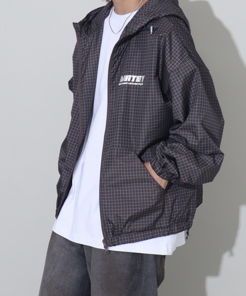 Art re A select（アトリエセレクト）の「チェックフードブルゾン（ブルゾン・メンズ・ブラック/ネイビー/レッド/ブラウン・M/L）」の14枚目の写真