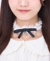 LAFARY（ラファリー）の「フリルリボンガーター＆チョーカー（ベルト）」