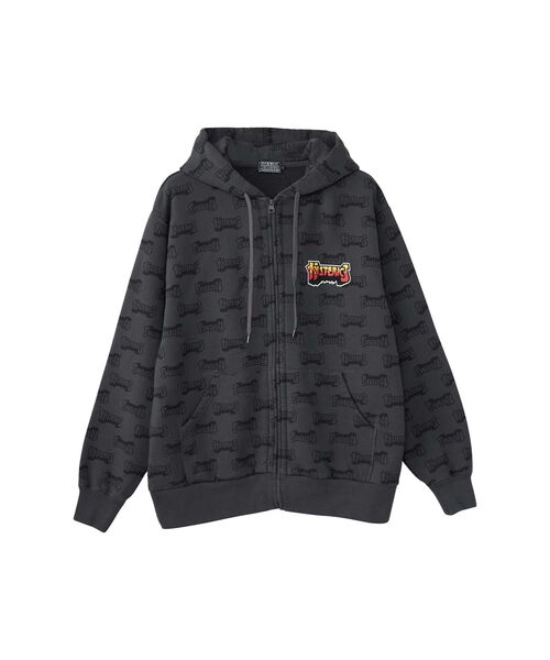 HYSTERICGLAMOUR ロゴ ジャケット グレー ピンク HYSTERICGLAMOUR ロゴ ジャケット グレー ピンク