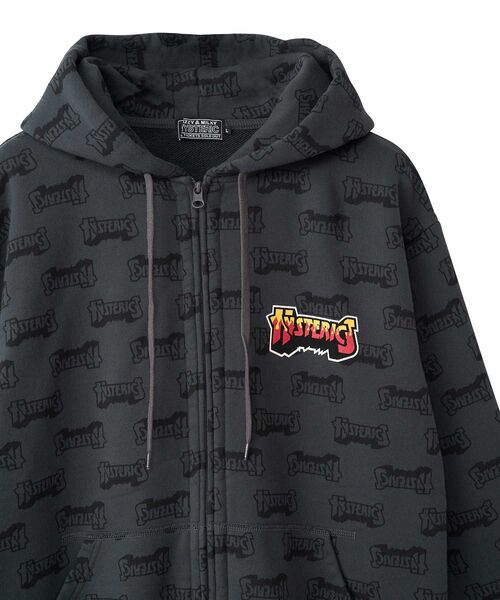 THEE HYSTERIC XXX ヒョウ柄パーカー M チャコール THEE HYSTERIC XXX ヒョウ柄パーカー M チャコール - メルカリ
