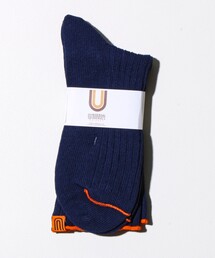 UNIVERSAL OVERALL（ユニバーサルオーバーオール）の「【UNIVERSAL OVERALL】クルーソックス Vソックス（ソックス/靴下・メンズ）」