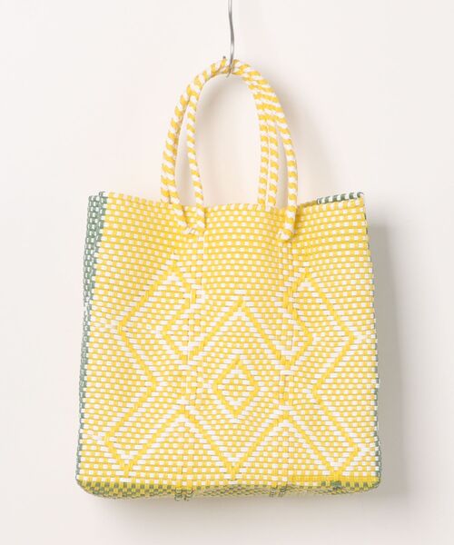 Letra（レトラ）の「【Ｌｅｔｒａ】ＭＥＲＣＡＤＯ　ＢＡＧ　ＣＡＮＧＲＥＪＯ（かごバッグ・レディース・イエロー/オレンジ・SMALL）」の3枚目の写真