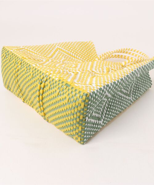 Letra（レトラ）の「【Ｌｅｔｒａ】ＭＥＲＣＡＤＯ　ＢＡＧ　ＣＡＮＧＲＥＪＯ（かごバッグ・レディース・イエロー/オレンジ・SMALL）」の4枚目の写真