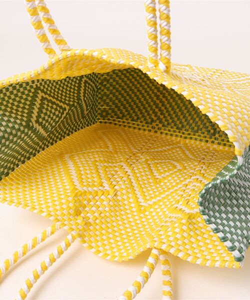 Letra（レトラ）の「【Ｌｅｔｒａ】ＭＥＲＣＡＤＯ　ＢＡＧ　ＣＡＮＧＲＥＪＯ（かごバッグ・レディース・イエロー/オレンジ・SMALL）」の5枚目の写真