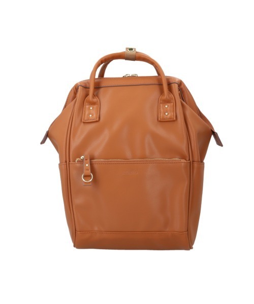 anello（アネロ）の「anello RE:レトロ 口金リュックR（バックパック/リュック・レディース・ネイビー/キャメル/ブラック/アイボリー/グレー/グレイッシュベージュ・FREE）」の6枚目の写真