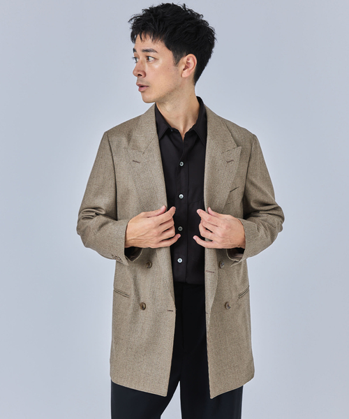 【極美品】クチュールドアダム テーラードジャケット ダブル ガンクラブチェック COUTURE D'ADAM (クチュール ド アダム) Gunclubcheck