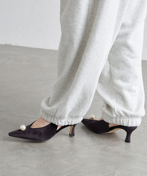 LE TALON(ルタロン)の「《WEB限定》SAKURA SAIGA×Le decore / ル デコレ lady slingback(パンプス・レディース・ブラック×ブラック/スミクロ/ブルー系その他・22cm/22.5cm/23cm/23.5cm/24cm/24.5cm/25cm)」の22枚目の写真