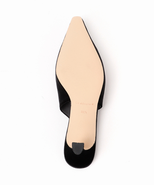 LE TALON(ルタロン)の「《WEB限定》SAKURA SAIGA×Le decore / ル デコレ lady slingback(パンプス・レディース・ブラック×ブラック/スミクロ/ブルー系その他・22cm/22.5cm/23cm/23.5cm/24cm/24.5cm/25cm)」の10枚目の写真