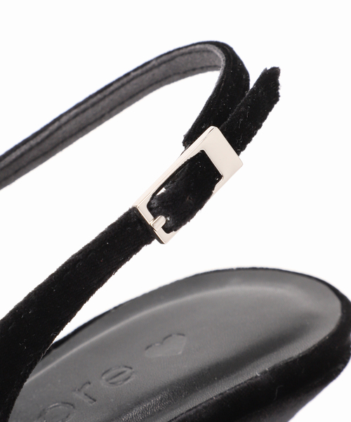 LE TALON(ルタロン)の「《WEB限定》SAKURA SAIGA×Le decore / ル デコレ lady slingback(パンプス・レディース・ブラック×ブラック/スミクロ/ブルー系その他・22cm/22.5cm/23cm/23.5cm/24cm/24.5cm/25cm)」の11枚目の写真