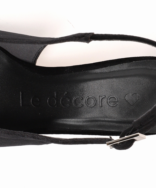 LE TALON(ルタロン)の「《WEB限定》SAKURA SAIGA×Le decore / ル デコレ lady slingback(パンプス・レディース・ブラック×ブラック/スミクロ/ブルー系その他・22cm/22.5cm/23cm/23.5cm/24cm/24.5cm/25cm)」の12枚目の写真