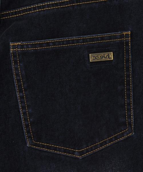 X-girl(エックスガール)の「FLOCKED DENIM FLARE PANTS(デニムパンツ・レディース・ブラック/インディゴブルー・S/M)」の13枚目の写真