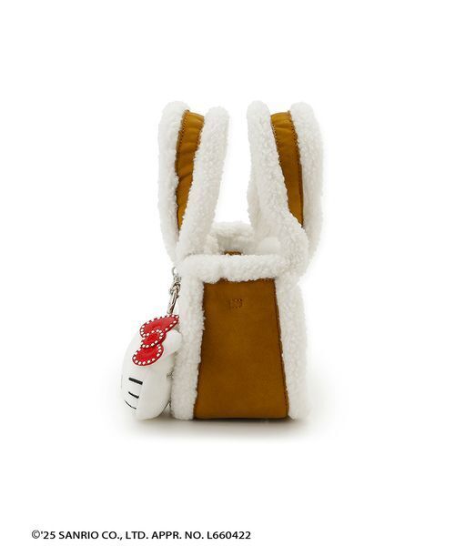 SNIDEL（スナイデル）の「【HELLO KITTY】バッグ（ハンドバッグ・レディース・ライトブルー/ブラック/キャメル/ミント/ピンクベージュ・F）」の7枚目の写真