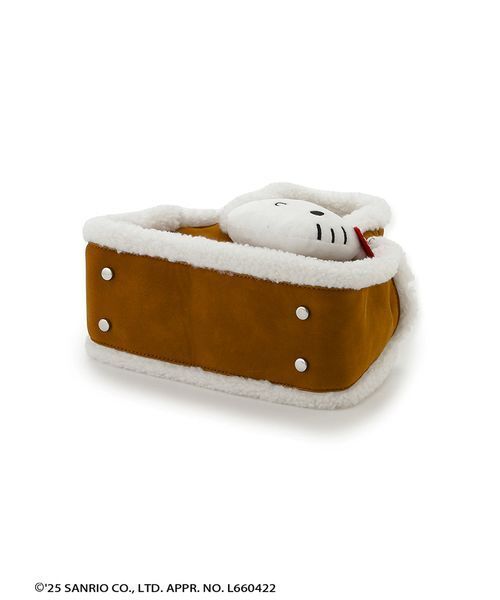 SNIDEL（スナイデル）の「【HELLO KITTY】バッグ（ハンドバッグ・レディース・ライトブルー/ブラック/キャメル/ミント/ピンクベージュ・F）」の9枚目の写真