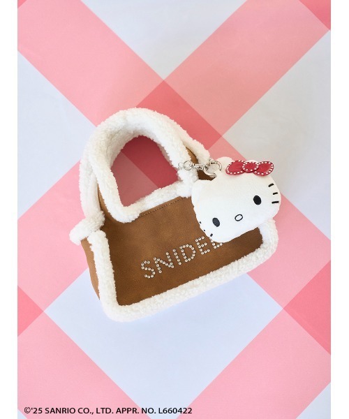 SNIDEL スナイデルハローキティチャーム HELLOKITTY pnkピンク