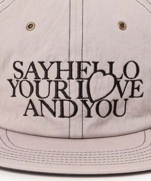 BEAMS T(ビームスティー)の「SAYHELLO / Sun-Rise CAP(キャップ・メンズ・グレー・ONE SIZE)」の4枚目の写真