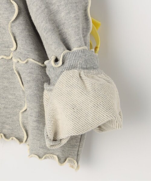 p.premier（ピードットプルミエ）の「【ジュニア対応】メニィメロウ&リボントレーナー（スウェット・キッズ・グレー/ブラック/サーモンピンク・80/90/100/110/120/130/140）」の13枚目の写真