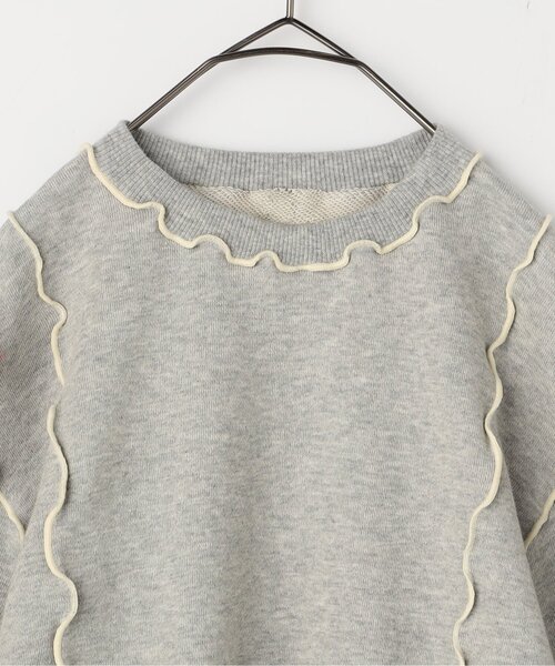 p.premier（ピードットプルミエ）の「【ジュニア対応】メニィメロウ&リボントレーナー（スウェット・キッズ・グレー/ブラック/サーモンピンク・80/90/100/110/120/130/140）」の20枚目の写真