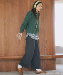 URBAN RESEARCH DOORS | 『仁村紗和さん着用』『UR TECH』完声9分丈ワイドパンツ(その他パンツ)