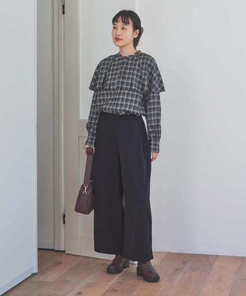 仁村紗和さん着用』『UR TECH』完声9分丈ワイドパンツ（その他パンツ