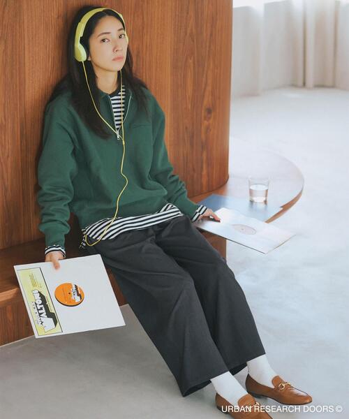 URBAN RESEARCH DOORS(アーバンリサーチドアーズ)の「『仁村紗和さん着用』『UR TECH』完声9分丈ワイドパンツ(その他パンツ・レディース・ネイビー/チャコールグレー・SMALL/MEDIUM)」の13枚目の写真