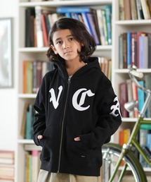 RVCA（ルーカ）の「RVCA/ルーカ ジップアップ パーカー キッズ スウェット フーディー ロゴ 裏起毛 BF046-004（パーカー）」