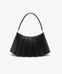 LACOSTE | LENGLEN レザープリーツショルダーバッグ(ハンドバッグ)