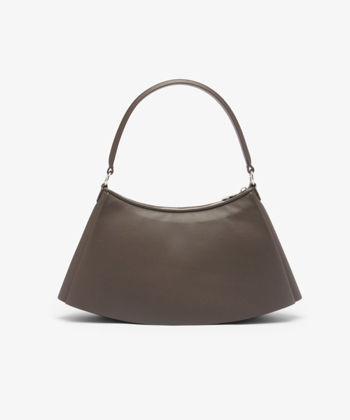 LACOSTE(ラコステ)の「LENGLEN レザープリーツショルダーバッグ(ハンドバッグ・レディース・モカ/ブラック/ナチュラル・FREE)」の11枚目の写真