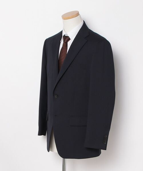 Perfect Suit FActory(パーフェクトスーツファクトリー)の「《WASH SUIT》WEB限定スーツ【洗える/4WAYストレッチ】織柄 ネイビー(スーツセット・メンズ・ネイビー・BB5/BB6/AB5/A4/AB7/BB7/A7/Y4/AB8/BB4/BB8/AB4/AB6/A5/A6/Y7/Y6/Y5/A8/Y8)」の13枚目の写真