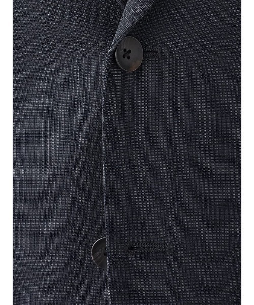Perfect Suit FActory(パーフェクトスーツファクトリー)の「《WASH SUIT》WEB限定スーツ【洗える/4WAYストレッチ】織柄 ネイビー(スーツセット・メンズ・ネイビー・BB5/BB6/AB5/A4/AB7/BB7/A7/Y4/AB8/BB4/BB8/AB4/AB6/A5/A6/Y7/Y6/Y5/A8/Y8)」の9枚目の写真