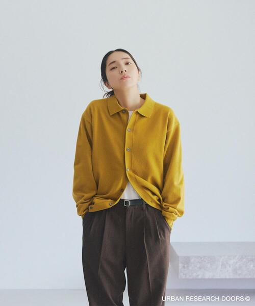 アーバンリサーチ ドアーズ（URBAN RESEARCH DOORS）/『XLサイズ/WEB限定/仁村紗和さん着用』『UR TECH 200日ニット』シャツ カーデ セール】『XLサイズ/WEB限定/仁村紗和さん着用』『UR TECH 200日ニット