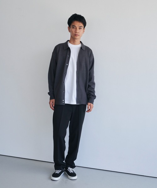 UR TECH』サマシェア シャツカーディガン Mサイズ グレー XLｻｲｽﾞ/WEB