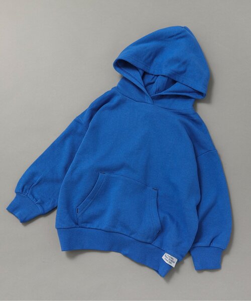 BREEZE(ブリーズ)の「【WEB限定/ジュニア対応】無地ボーダーパーカー(パーカー・キッズ・ブラック/アイボリー/グレー/ブルー/レッド/レインボー/キナリ・90/100/110/120/130/140/150/160)」の5枚目の写真