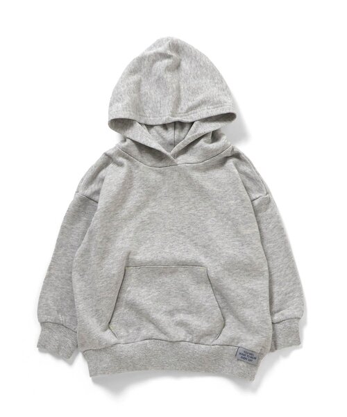 BREEZE(ブリーズ)の「【WEB限定/ジュニア対応】無地ボーダーパーカー(パーカー・キッズ・ブラック/アイボリー/グレー/ブルー/レッド/レインボー/キナリ・90/100/110/120/130/140/150/160)」の14枚目の写真