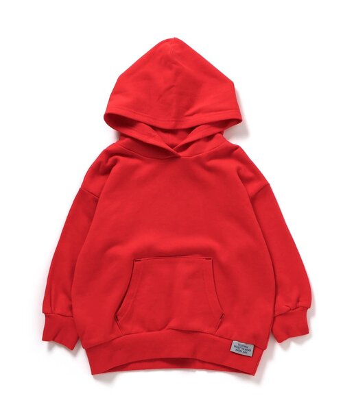 BREEZE(ブリーズ)の「【WEB限定/ジュニア対応】無地ボーダーパーカー(パーカー・キッズ・ブラック/アイボリー/グレー/ブルー/レッド/レインボー/キナリ・90/100/110/120/130/140/150/160)」の10枚目の写真