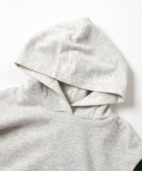 BREEZE(ブリーズ)の「【WEB限定/ジュニア対応】無地ボーダーパーカー(パーカー・キッズ・ブラック/アイボリー/グレー/ブルー/レッド/レインボー/キナリ・90/100/110/120/130/140/150/160)」の8枚目の写真