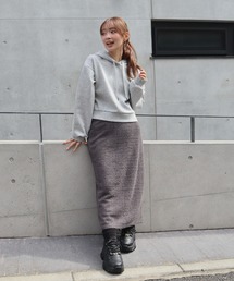 CECIL McBEE（セシルマクビー）の「シャギーナロースカート（スカート）」